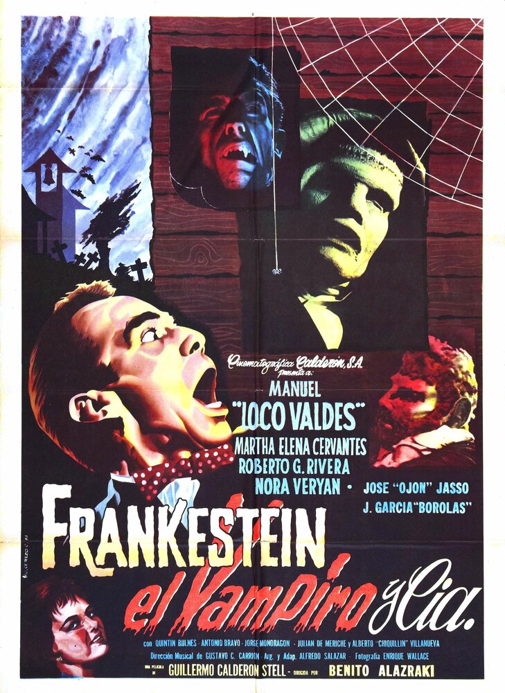 Frankestein el vampiro y compañía (1962) постер