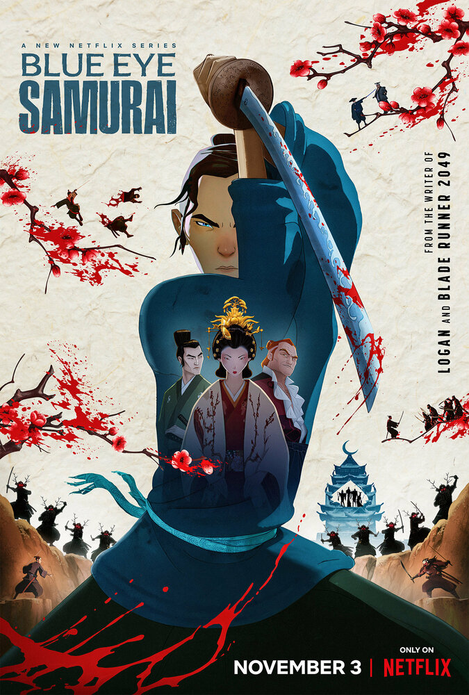 Голубоглазый самурай (2023) постер